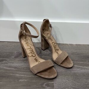 Sam Edelman Suede Block Heeled Sandals